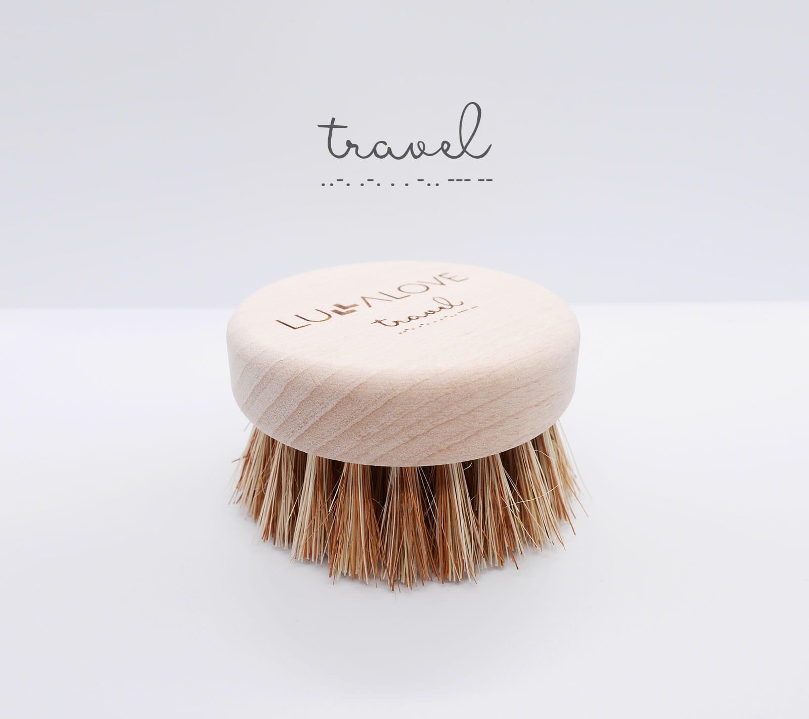 Lullalove Szczotka travel - kokos i tampico