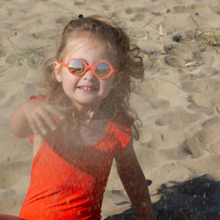 Ki ET LA, Okulary przeciwsłoneczne Rozz 1-2 Fluo Orange