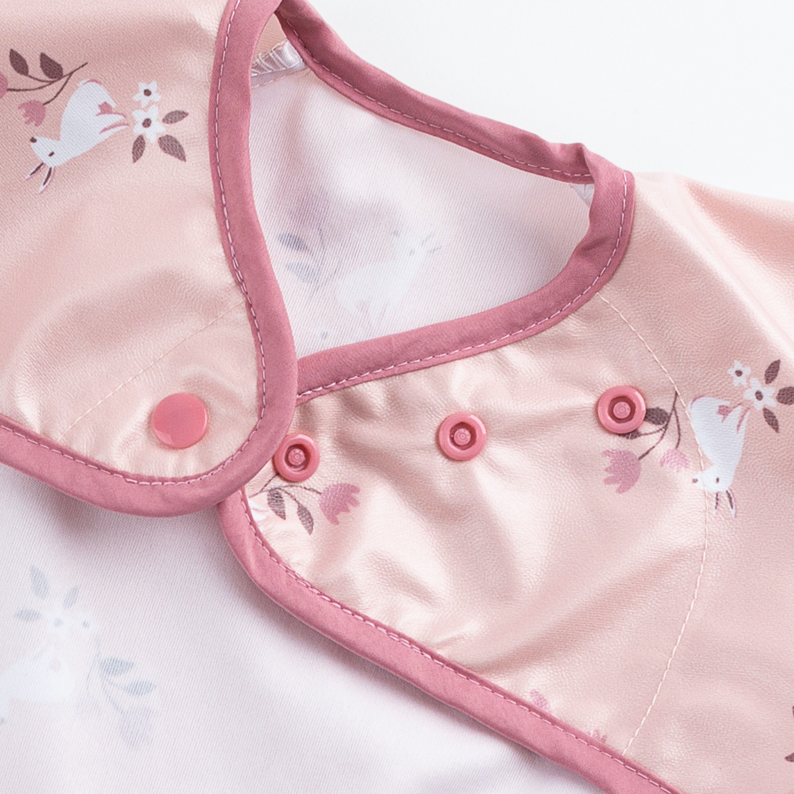 BIBaDO Wodoodporny śliniak z długim rękawem BLW 6m+