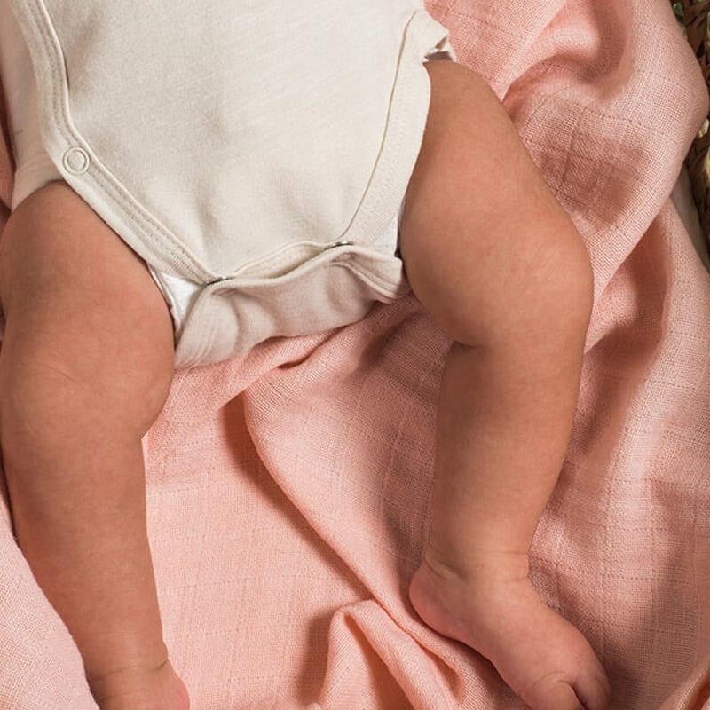 Jollein Otulacze Bambusowe 2 szt. 115x115 cm Pale Pink