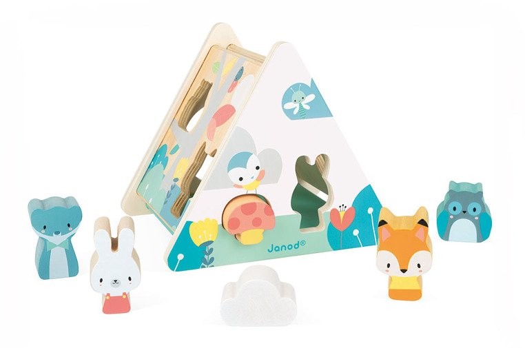 Janod Sorter Kształtów Pure 6el 18m+