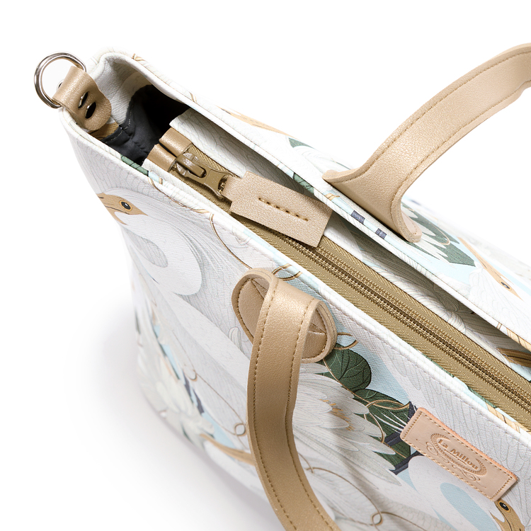 La Millou Torba Feeria Premium Large Heron In Cream Lotus | Torba dla mamy