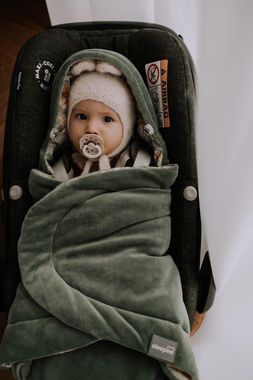 Sleepee Otulacz do fotelika Bohemian Green 0+