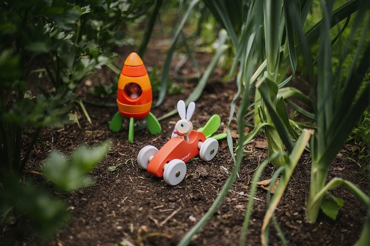 Janod Rakieta Magnetyczna z Królikiem 2+ lat