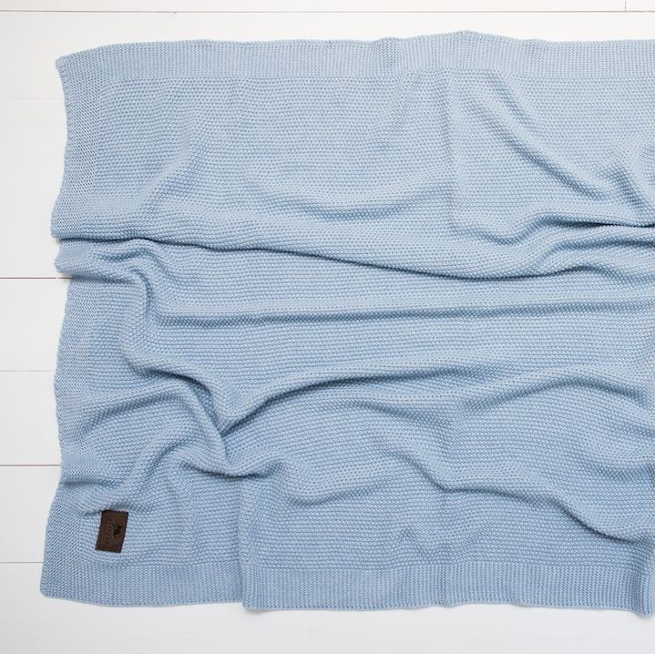 Sleepee Kocyk Bamboo Touch Baby Blue 70x90 cm