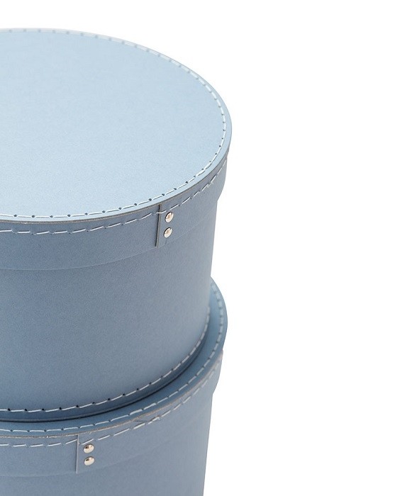 Kids Concept Pudełka Kartonowe 2 szt Blue 3+