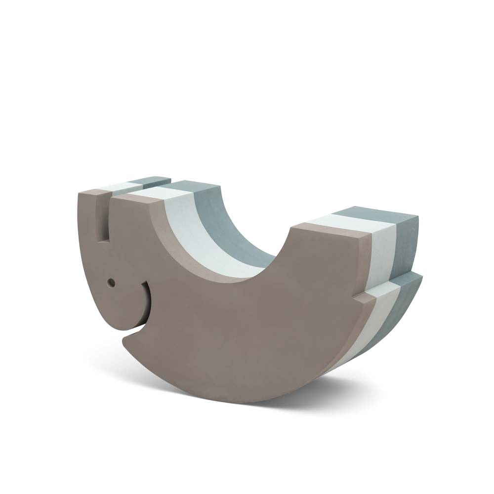 Zabawka ruchowa wspierająca sensorykę i motorykę Słoń bObles M Green haze