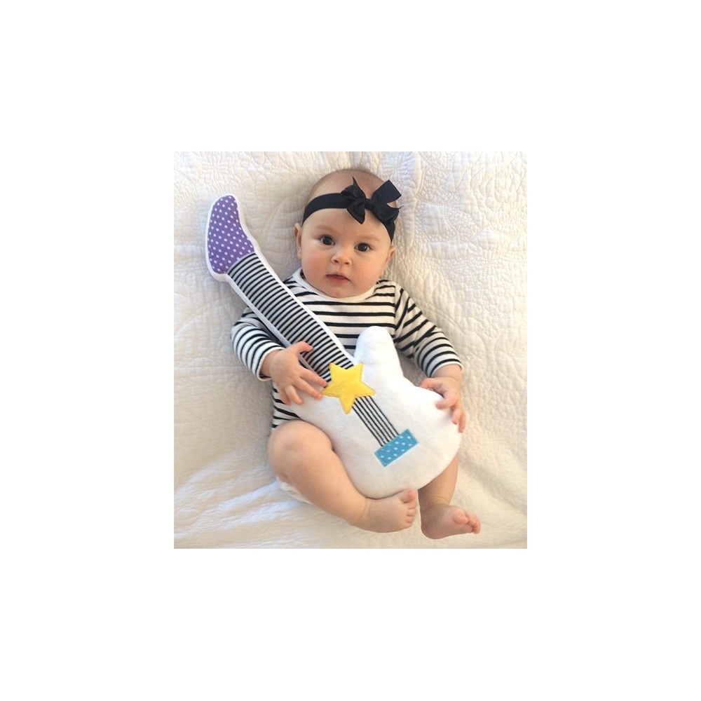 JaBaDaBaDo Pluszowa Gitara Przytulanka 0+ | Edukacyjna