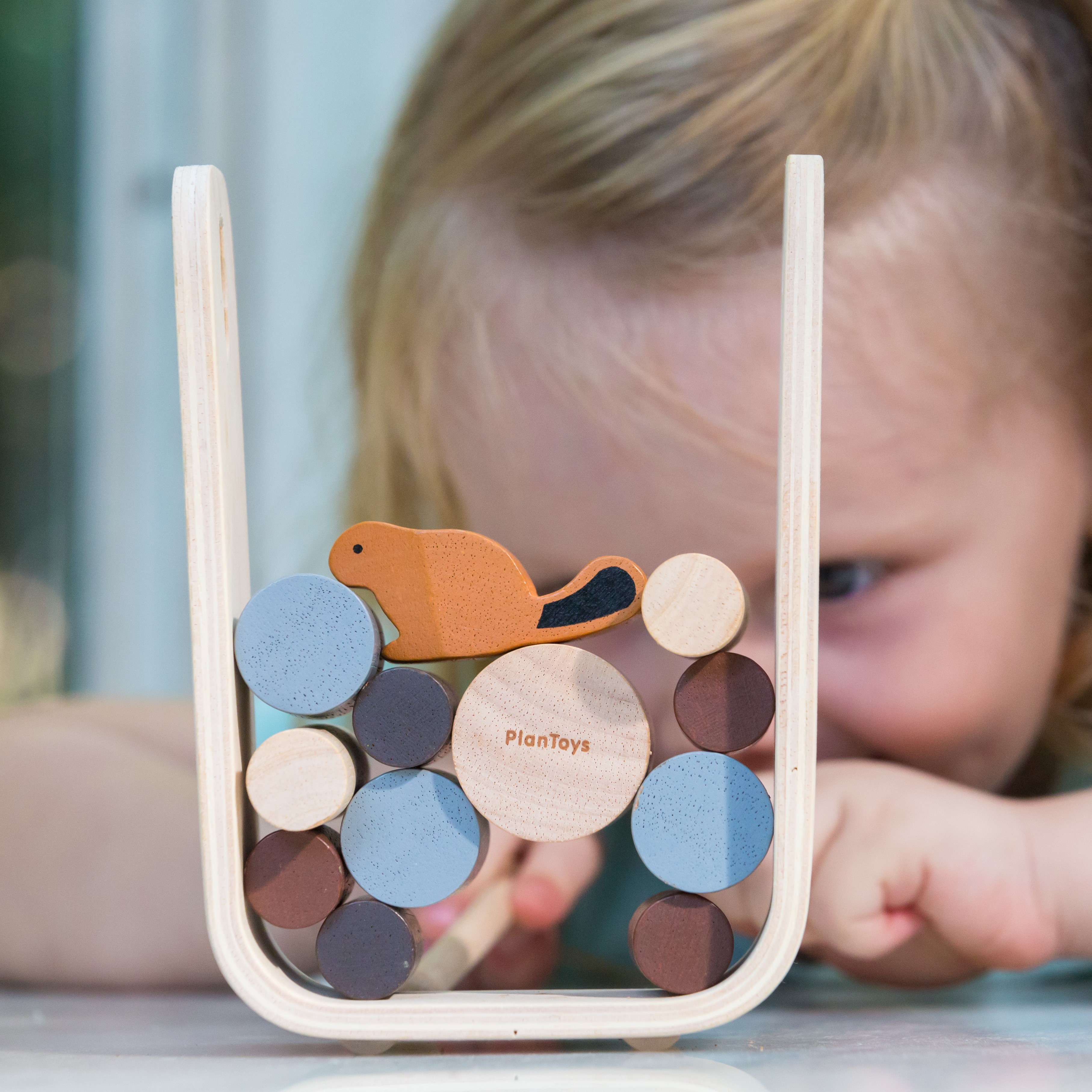 Plan Toys Gra Uratuj Bobra - Zręcznościowa 3+