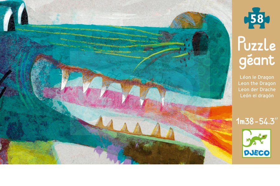 Djeco Puzzle Smok Leon 37 el. 5+