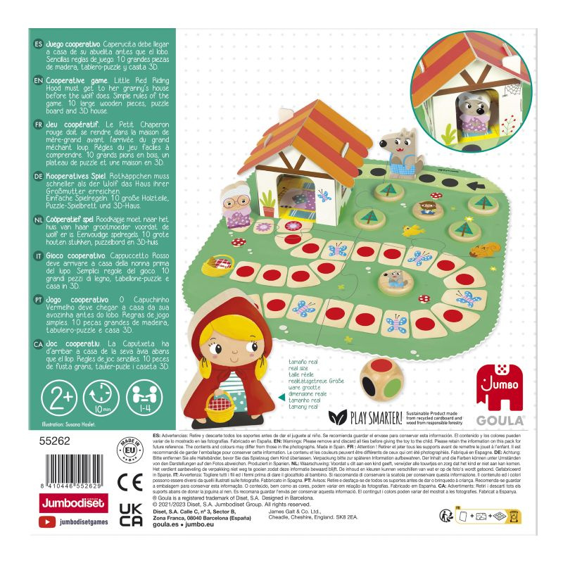 Gra planszowa Czerwony kapturek Goula