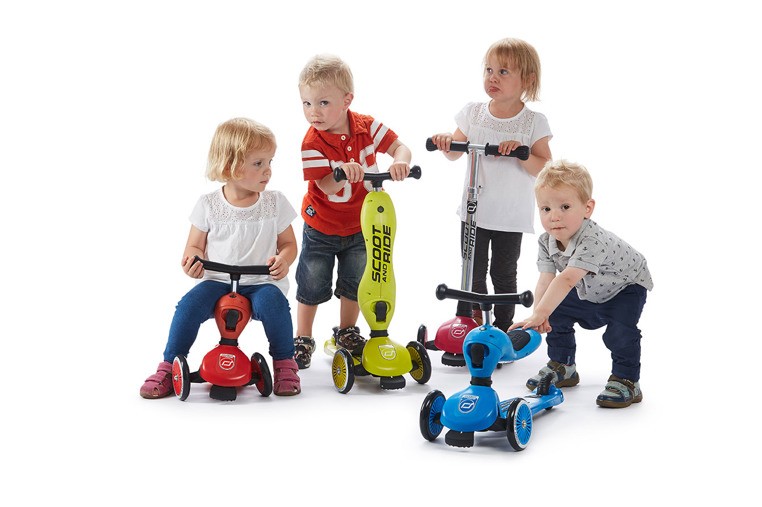 Scoot & Ride Highwaykick 2w1 Jeździk Hulajnoga 1-5 lat Red