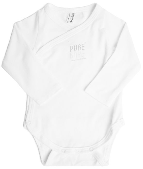 Body niemowlęce bambusowe białe 9-12m