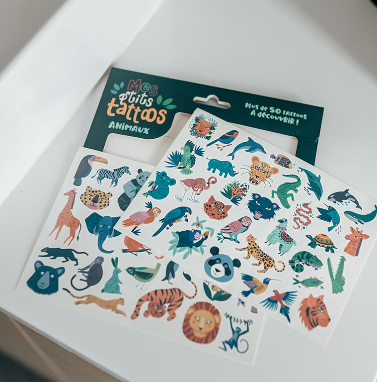 Auzou Tatuaże Zwierzęta 3+