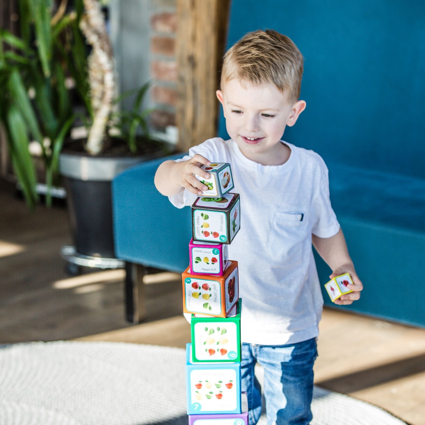 Piramida Zabaw Owoce i Warzywa 12el 1+