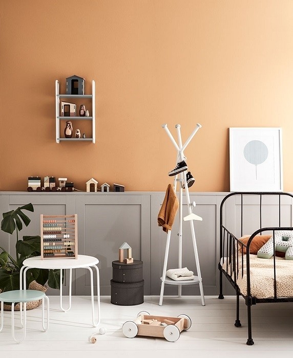 Kids Concept Pudełka Kartonowe Okrągłe 2 szt Grey 0+