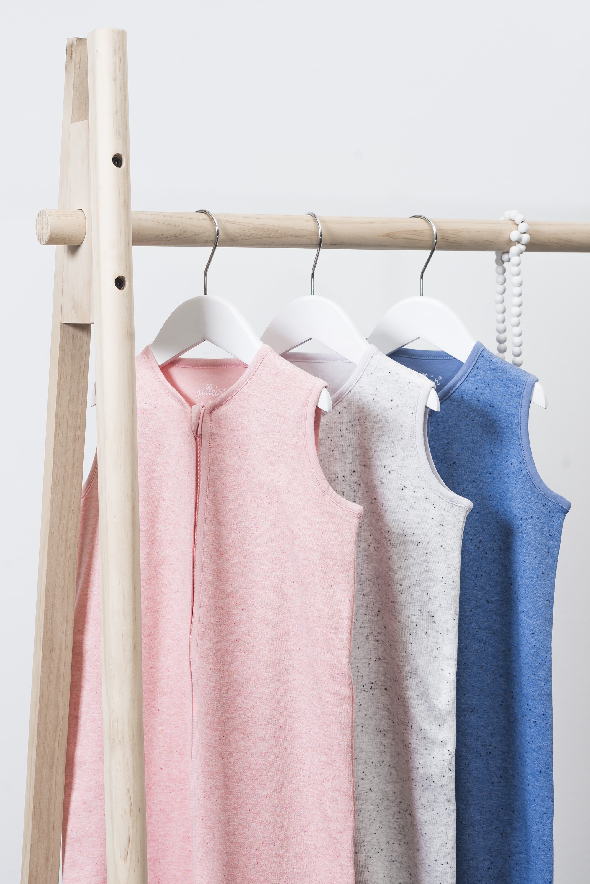 Jollein, Lekki śpiworek do spania 6-18 miesięcy Melanżowy róż