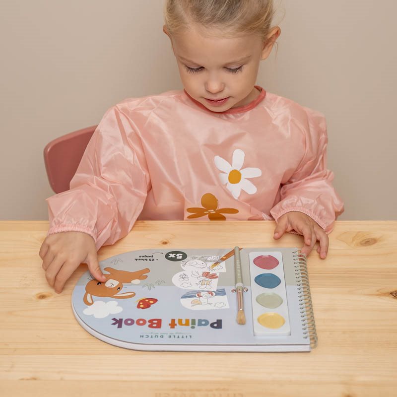 Fartuszek do malowania Pink Flowers