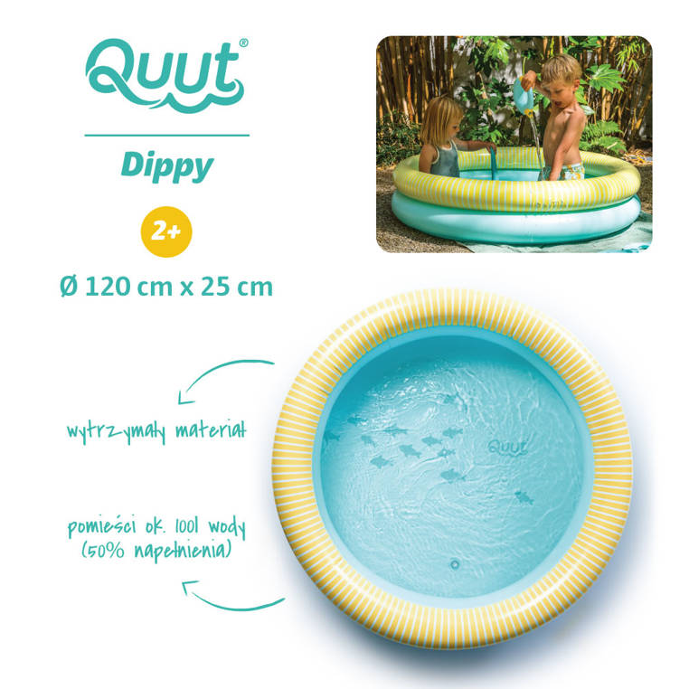 Quut Basen Dippy Banana Blue Ø 120 cm 2+
