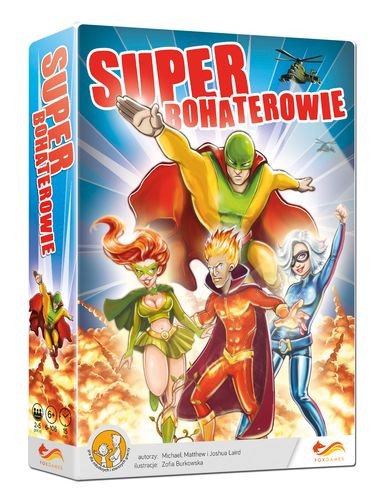 Fox Games Gra Superbohaterowie 8+