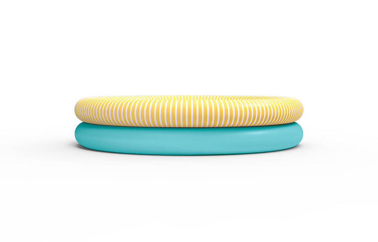 Quut Basen Dippy Banana Blue Ø 120 cm 2+