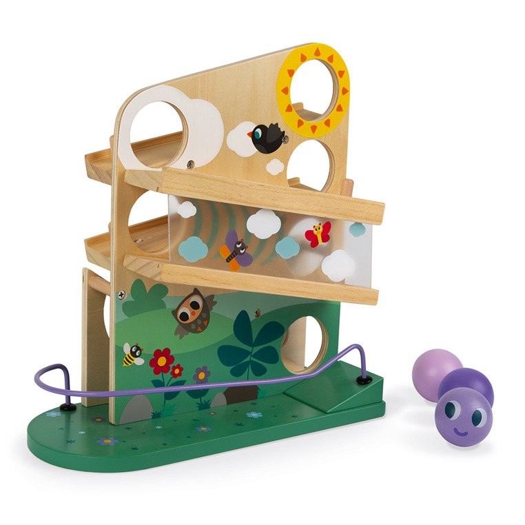 Janod Drewniany Kulodrom Gąsienica 12+ Miesięcy