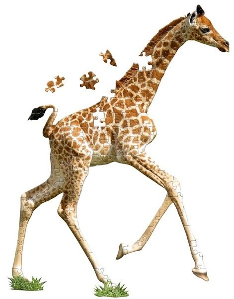 Madd Capp, Puzzle I AM LIL' - GIRAFFE - Żyrafa