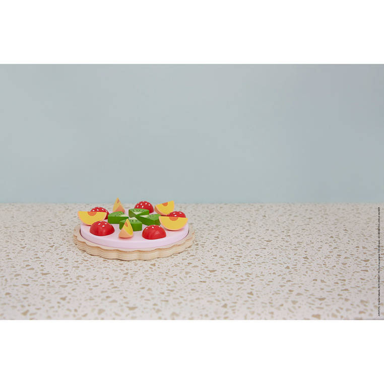 Janod Drewniana Tarta Owocowa Twist 15el 2+