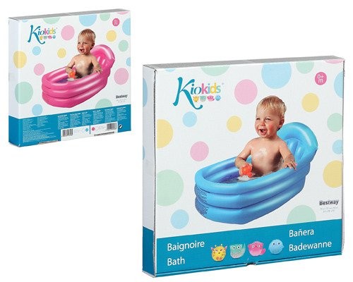 Kiokids Dmuchana Wanienka Różowa Podróżna 0+