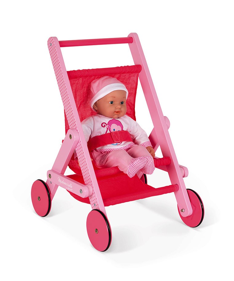 Janod, Wózek spacerówka dla lalek Mademoiselle