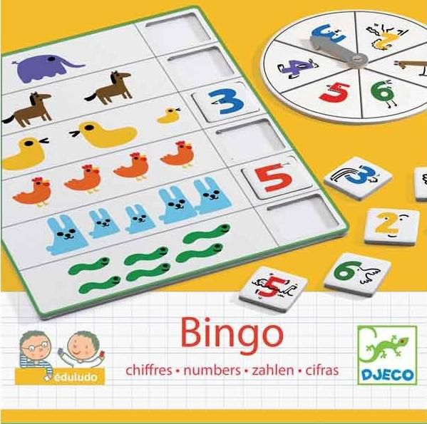 Djeco Bingo Gry Liczbowe 4-6 lat