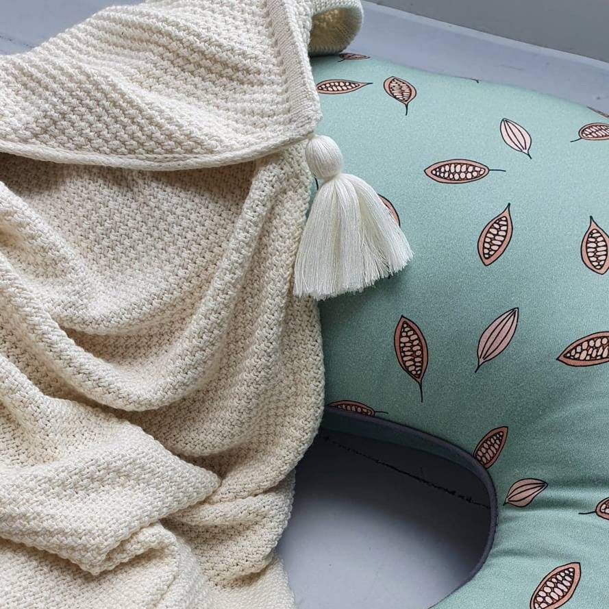 Pink No More Kocyk Bambusowy z Kapturkiem Cream 0+