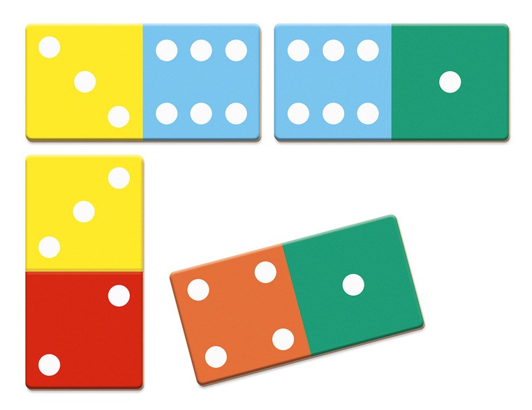 Janod Domino Zwierzęta Rigolooo Edukacyjne 3+