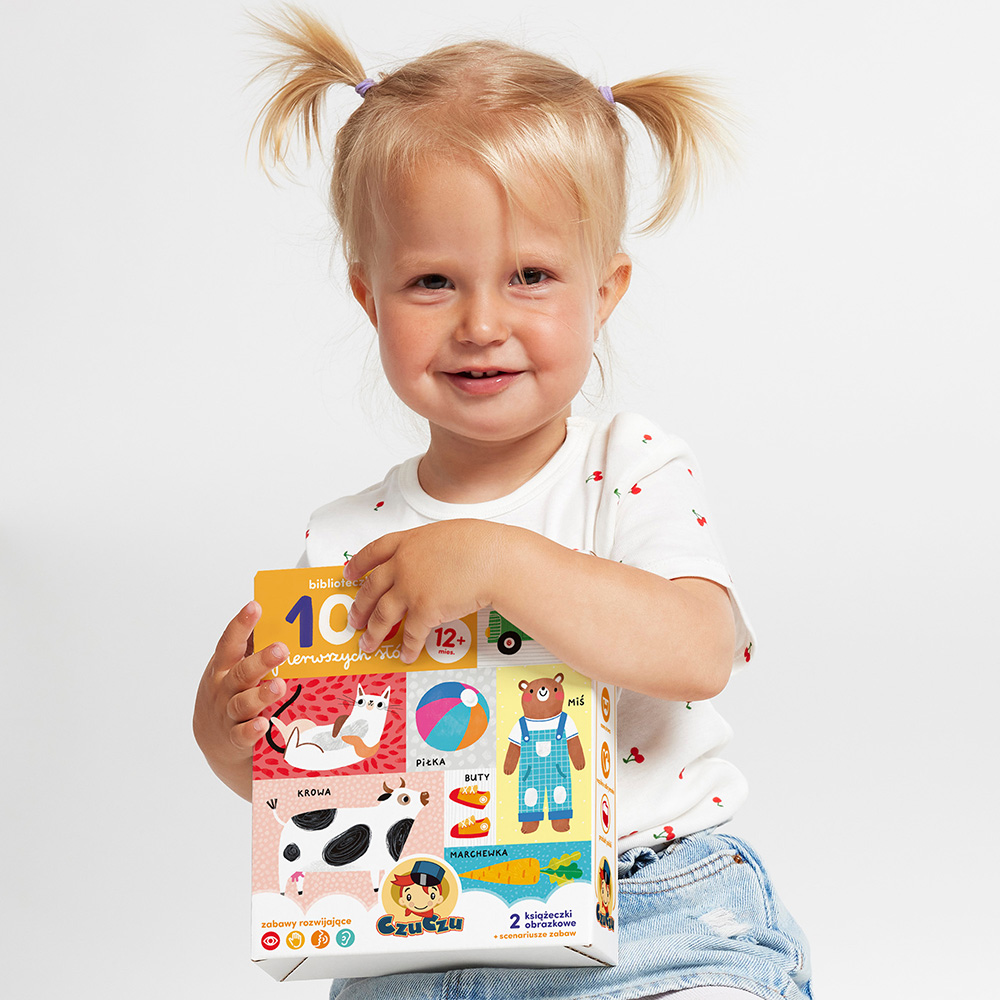 Czuczu Biblioteczka 100 pierwszych słów Edukacyjna 0+