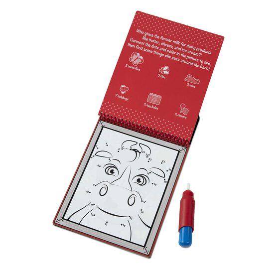 Melissa&Doug Kolorowanka Water Wow! Połącz Kropki Farma 3+