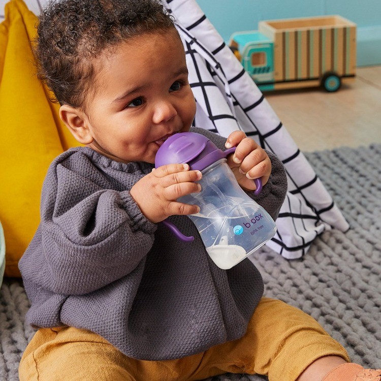 B.Box Bidon ze słomką 240 ml arbuzowy 6m+