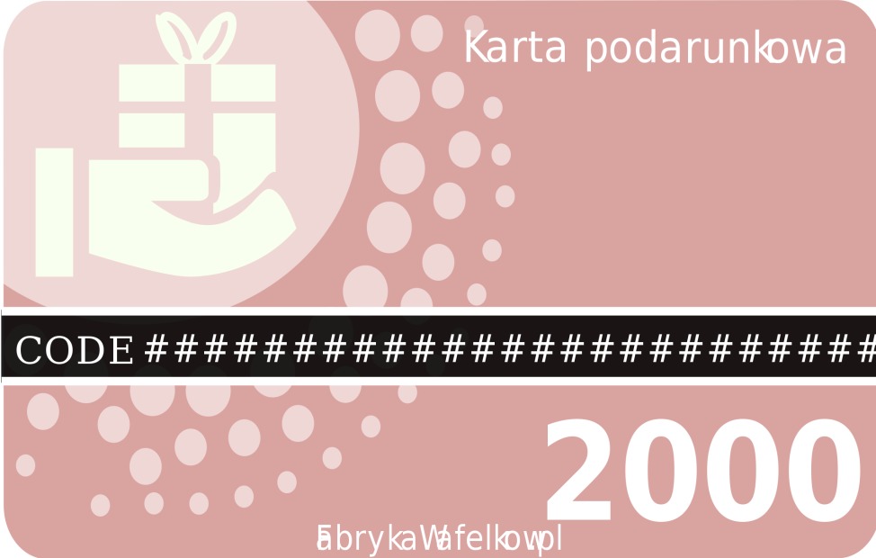 Karta podarunkowa 2000