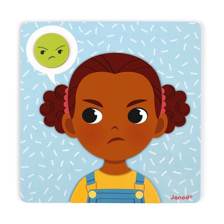 Janod Magnetyczna Układanka Emocje 3+