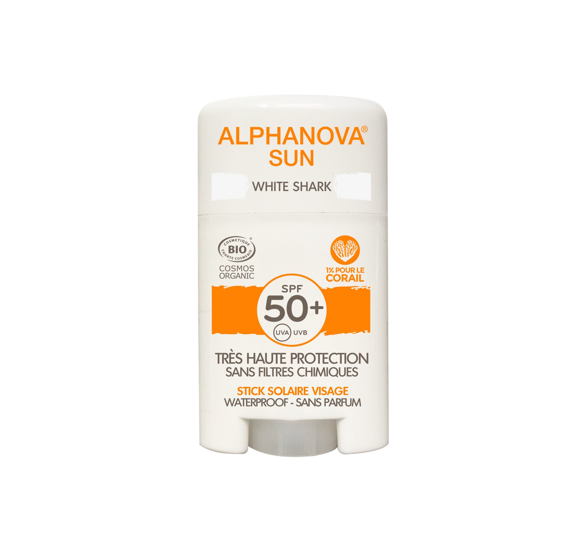 Alphanova Sun Krem w sztyfcie SPF50+ White Shark 12g