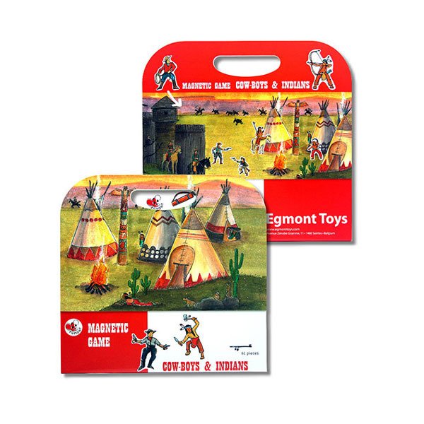 Egmont Toys Układanka Magnetyczna Kowboje i Indianie 3+