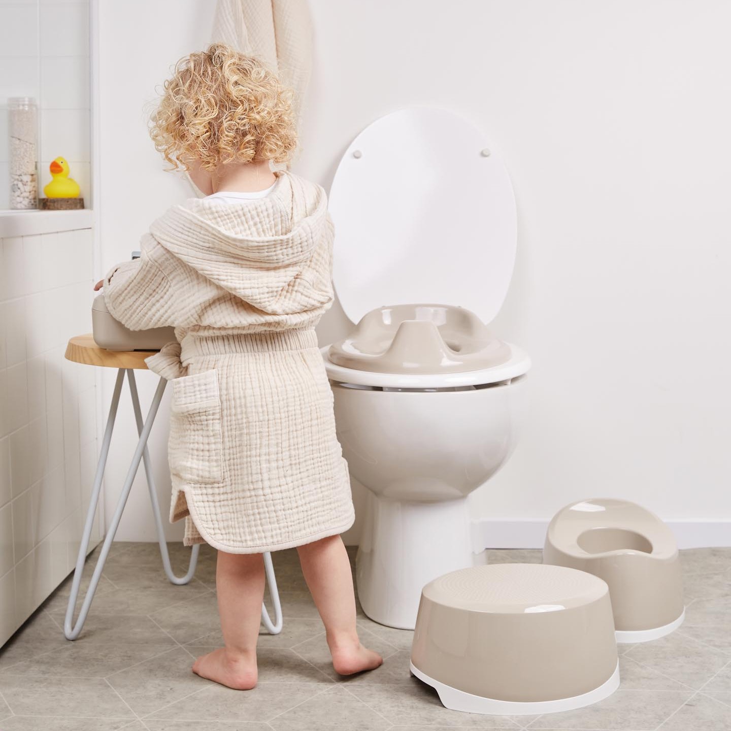 Bebe-Jou Nakładka na sedes treningowa Taupe 1+