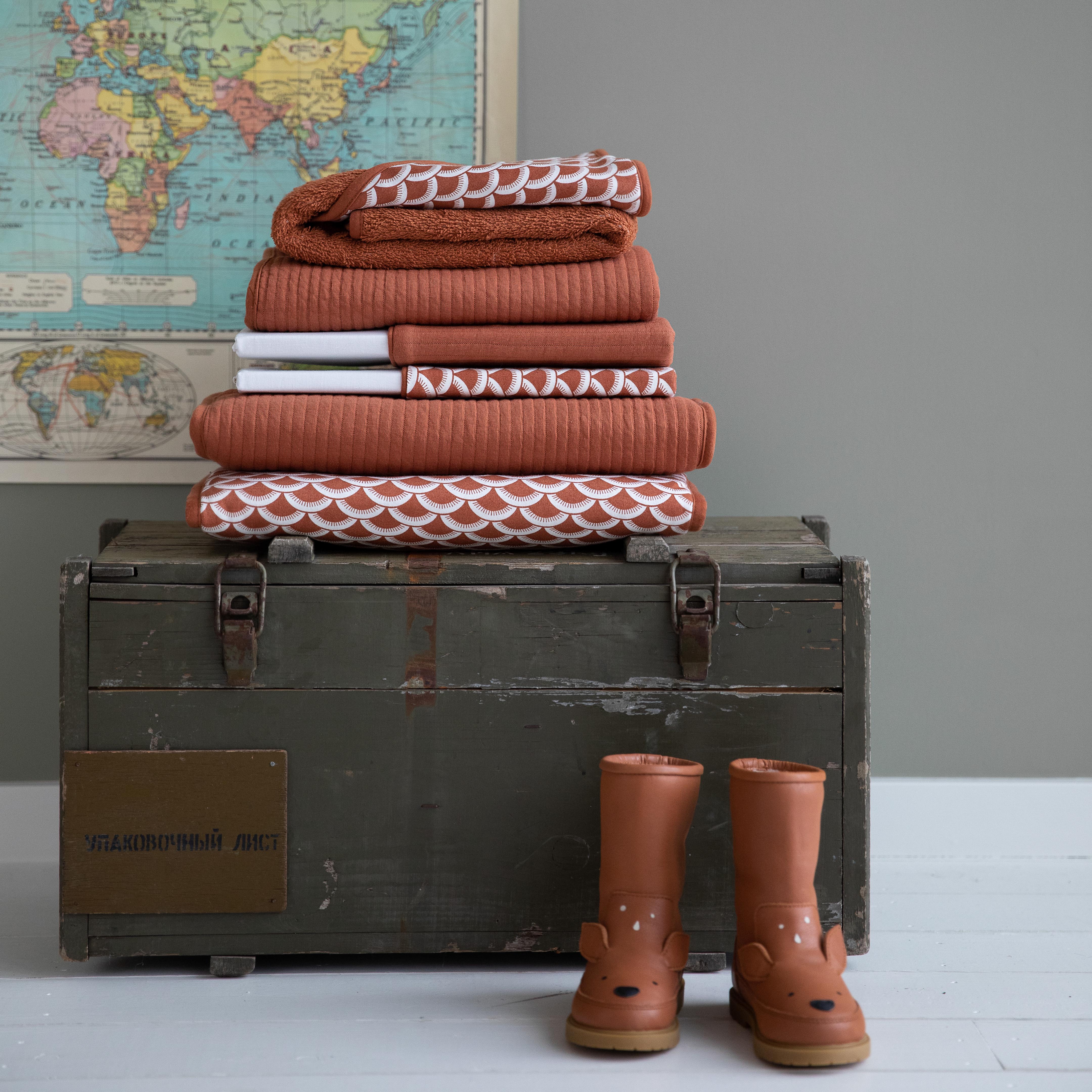 Little Dutch Śpiworek z odpinanymi rękawami 90cm Sunrise Rust