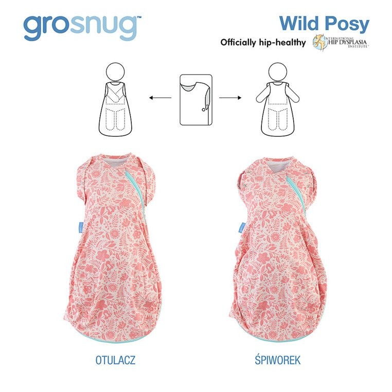 Gro Company Otulacz Grosnug Wild Posy Cosy 0-4m