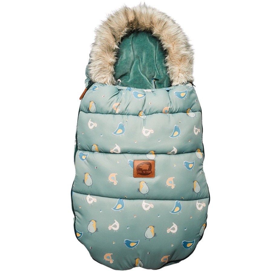 Śpiwór zimowy Pink No More Crazy Birds 6-24m