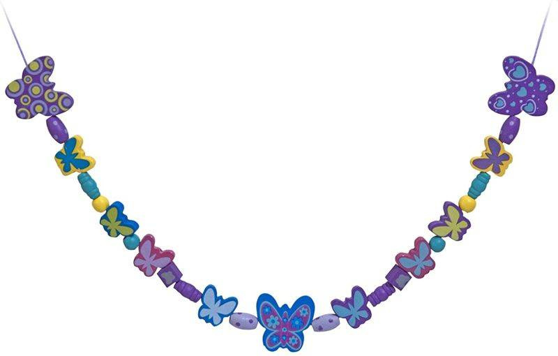 Melissa & Doug Zestaw do Nawlekania Biżuterii Motylki 4+