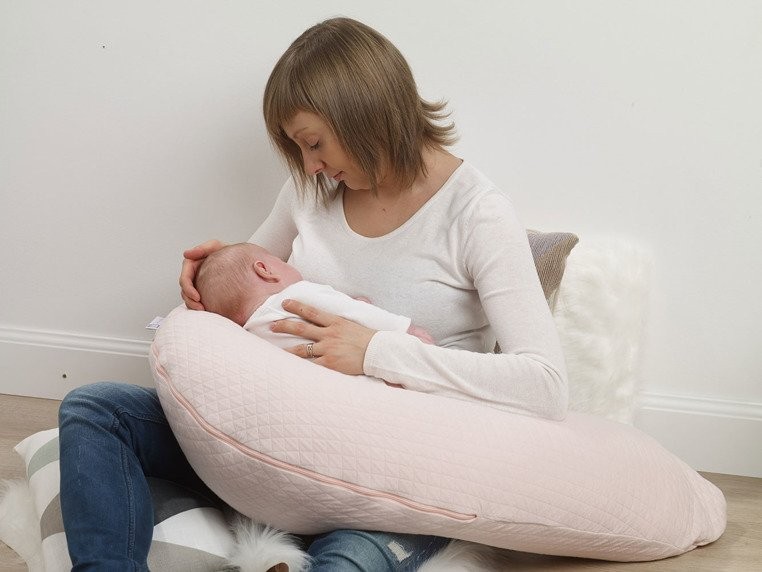 Red Castle Poduszka Rogal Big Flopsy Ciężarne Karmiące Chambray Grey