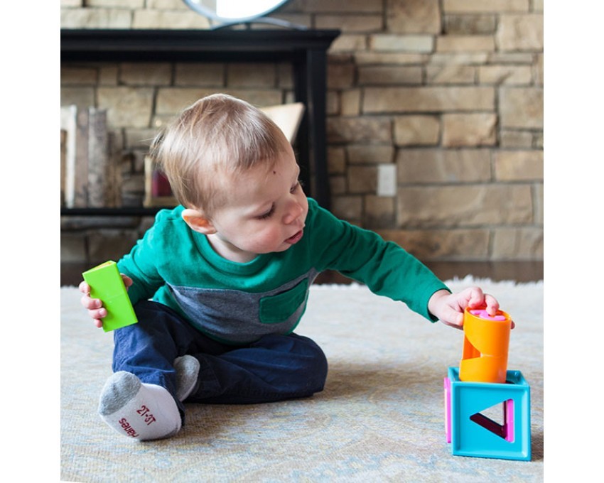 Fat Brain Toys Sześcian Mądrali 1-2-3 Smarty Cube 2+