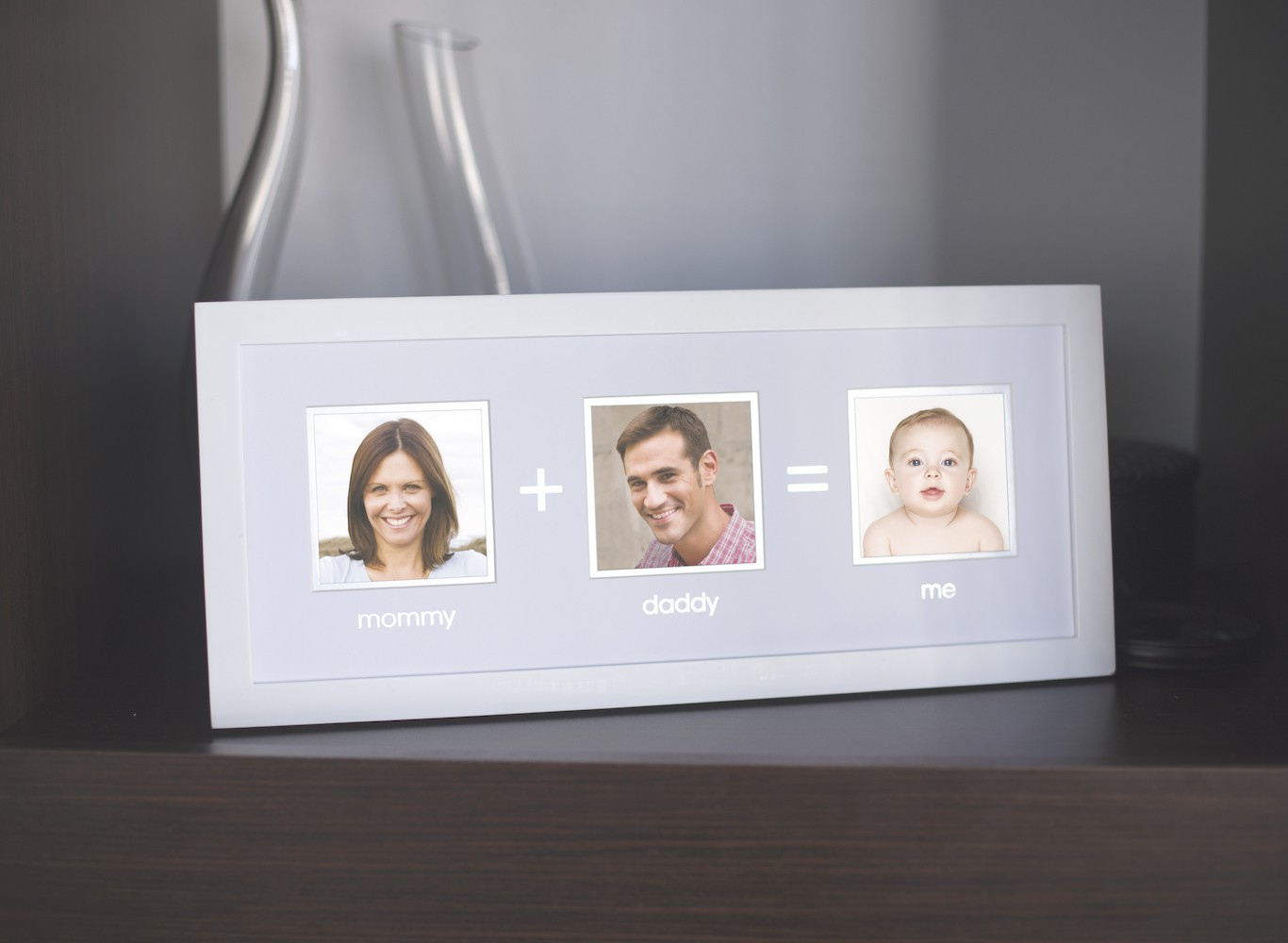 Ramka na zdjęcia Mama Tata Ja - Pamiątka Rodzinna 0+