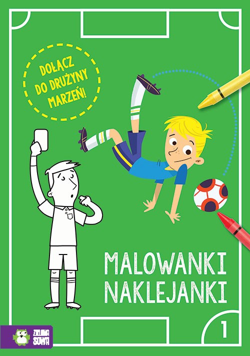 Piłkarskie Malowanki Naklejanki 32 strony 2016
