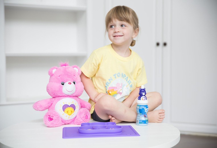 EZPZ Talerzyk z podkładką 2w1 Care Bears™ Mat 4+ miesiące